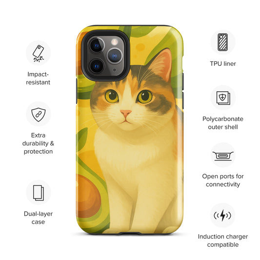 🥑 AvoMood™ Custom Cat Photo Case