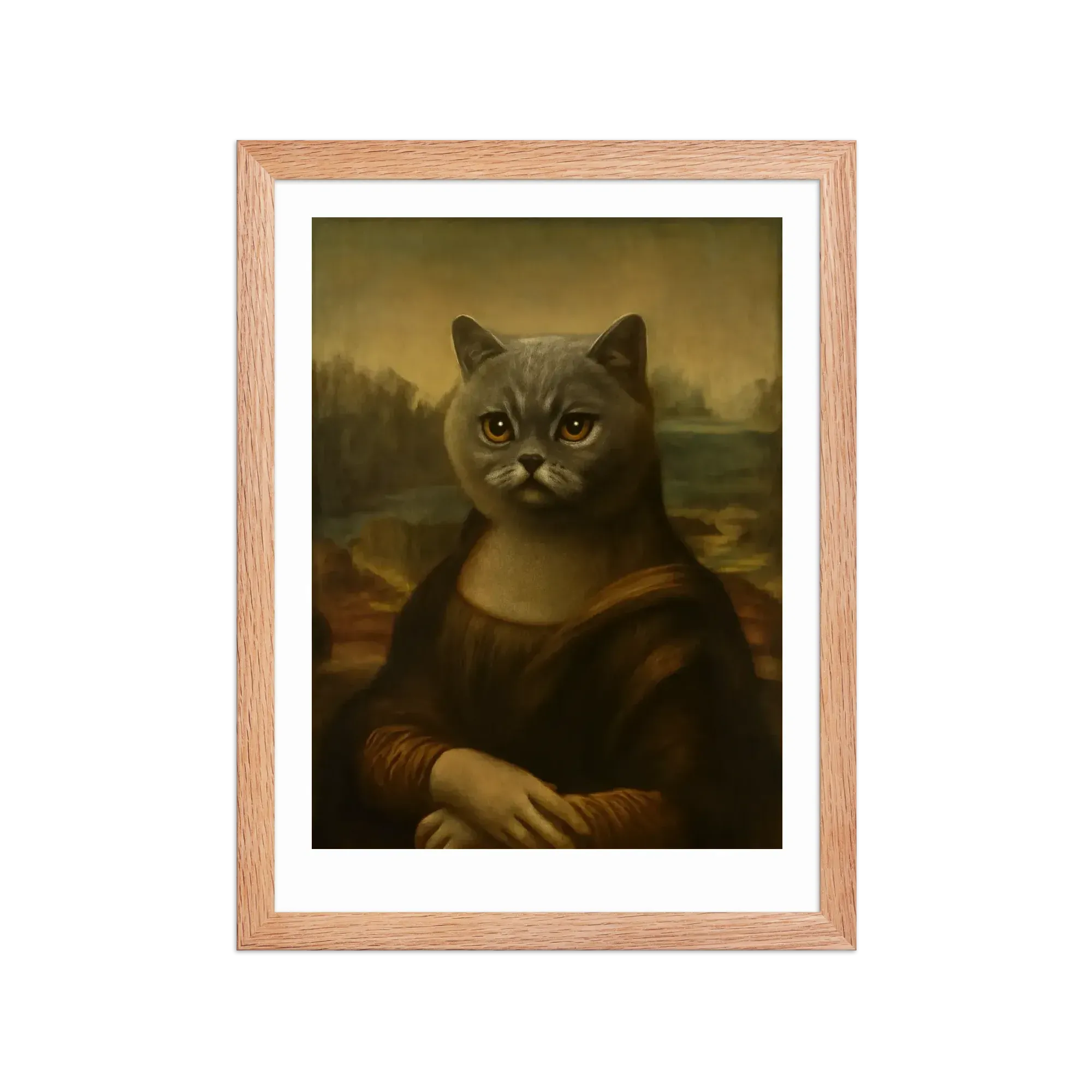 British Shorthair custom portrait example