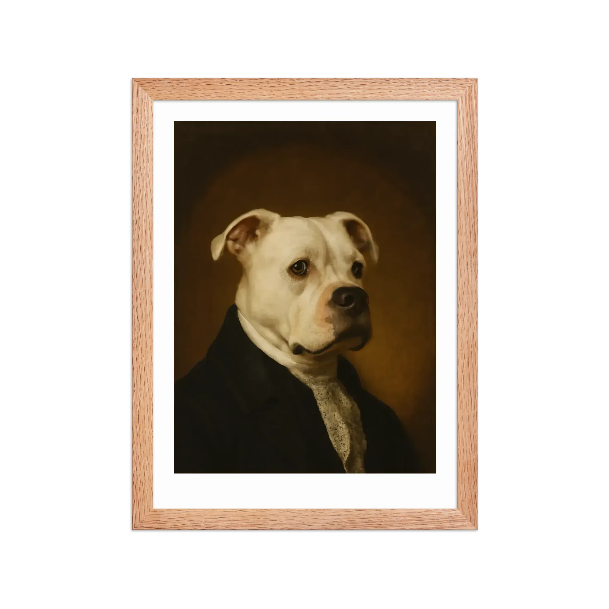 English Bulldog custom portrait example