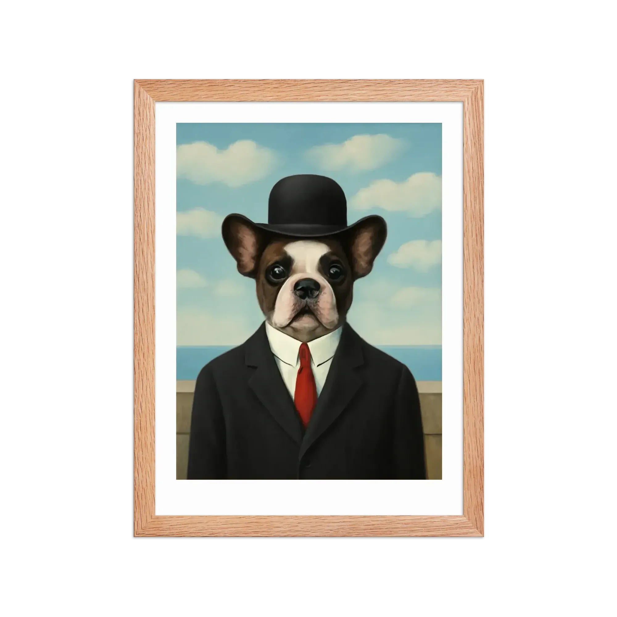 French Bulldog custom portrait example